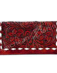 American Darling Clutch Hand Tooled Genuine Leather Women Bag Western Handbag Purse