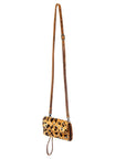 American Darling ADBG514BR Small Crossbody Hand Tooled Genuine Leather Women Bag Western Handbag Purse