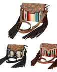 American Darling Crossbody Hand Tooled Saddle Blanket Genuine Leather Women Bag Western Handbag Purse