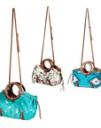 American Darling Tote Hair-On Genuine Leather Women Bag Western Handbag Purse