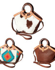 American Darling Genuine Leather Women Bag Western Handbag Purse