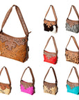 American Darling Hand Tooled Genuine Leather Women Bag Western Handbag Purse
