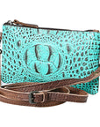 American Darling Coin Purse Hand Tooled Genuine Leather women bag western handbag purse