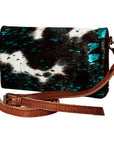 American Darling Hair On Genuine Leather Women Bag Western Handbag Purse