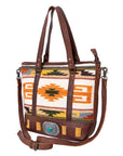 American Darling Saddle Blanket Genuine Leather Women Bag Western Handbag Purse