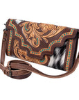 American Darling Hand Tooled Genuine Leather Women Bag Western Handbag Purse