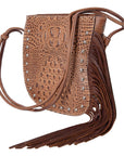 American Darling Crocodile Embossed Genuine Leather Women Bag Western Handbag Purse