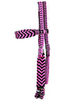 Horse Bridle Headstall Flat Braided Paracord Hilason