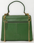 Never Mind Western Cross Body Genuine Leather Handbag Purse Wallet Bag For Women Girls