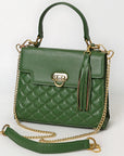 Never Mind Western Cross Body Genuine Leather Handbag Purse Wallet Bag For Women Girls
