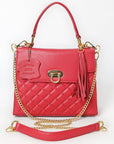 Never Mind Western Cross Body Genuine Leather Handbag Purse Wallet Bag For Women Girls