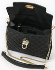 Never Mind Western Cross Body Genuine Leather Handbag Purse Wallet Bag For Women Girls