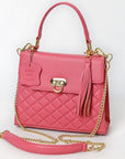 Never Mind Western Cross Body Genuine Leather Handbag Purse Wallet Bag For Women Girls