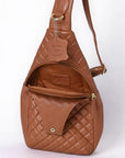 Never Mind Sling Genuine Leather Women Bag Western Handbag Purse