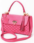 Never Mind Western Cross Body Genuine Leather Handbag Purse Wallet Bag For Women Girls