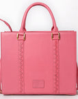Never Mind Briefcase Genuine Leather Women Bag Western Handbag Purse