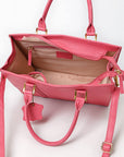 Never Mind Briefcase Genuine Leather Women Bag Western Handbag Purse