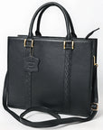 Never Mind Briefcase Genuine Leather Women Bag Western Handbag Purse