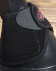 Hilason Western Horse No Turn Bell Boots Leg Protection Durable Black Small