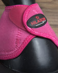 Hilason Western Horse No Turn Bell Boots Leg Protection Durable Pink
