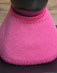 Hilason Western Horse No Turn Bell Boots Leg Protection Durable Pink