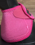 Hilason Western Horse No Turn Bell Boots Leg Protection Durable Pink