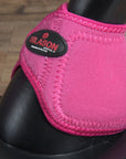 Hilason Western Horse No Turn Bell Boots Leg Protection Durable Pink