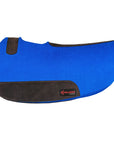 HILASON Western Wool Felt Contoured Horse Saddle Pad W/ Distressed Wear Leather | for Horses