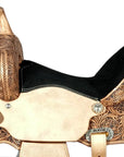 Hilason Flex Tree Western Horse Saddle American Leather Trail Barrel