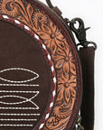 American Darling Canteen Bag Beautifully Suede Leather women bag Handbag
