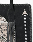 American Darling Tote Genuine Suede Leather Women Bag Western Handbag