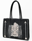 American Darling Tote Genuine Suede Leather Women Bag Western Handbag