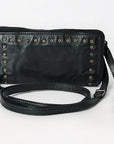 Spaghetti Western Wallet Genuine Leather Women Bag Western Handbag Purse