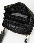 Spaghetti Western Wallet Genuine Leather Women Bag Western Handbag Purse