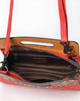 American Darling Clutch Hand Tooled Genuine Leather women bag western Bag