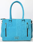 American Darling Tote Genuine Suede Leather Women Bag Western Handbag Purse