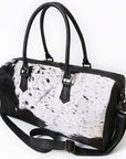 American Darling Duffle bag Beautifully Hair On Leather women Handbag