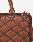 American Darling Tote Beautifully Quilted Genuine Leather women handbag