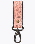 American Darling ADKR218 Hand Tooled Genuine Leather Wristlet Key Ring