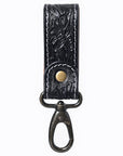 American Darling Hand Tooled Genuine Leather Wristlet Key Ring