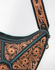 American Darling Shoulder Hand Tooled Genuine Leather women bag western handbag purse