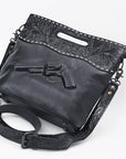 American Darling Women's Clutch Bag Western Hand Tooled Genuine Leather Handbag