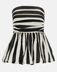 Stripe Bubble Tube Top