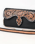 American Darling Shoulder Suede Genuine Leather Women Bag Western Handbag Purse