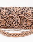 American Darling Small Crossbody Bag Beautifully Hand Tooled Leather women