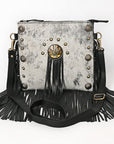 American Darling Crossbody Hair-On Genuine Western Leather Women Bag Western Handbag Purse
