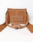 American Darling Crossbody Suede Genuine Leather Women Bag Western Handbag Purse