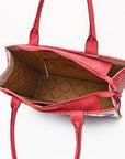 American Darling Tote Beautifully Leather Embroidered Design women handbag