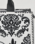American Darling Tote Beautifully Leather Embroidered Design women handbag