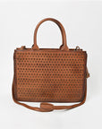American Darling Premium Studded Leather Tote Bag with Dual Handles & Adjustable Strap – Stylish Western-Inspired
